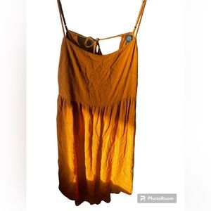 Wild fable burnt yellow sundress